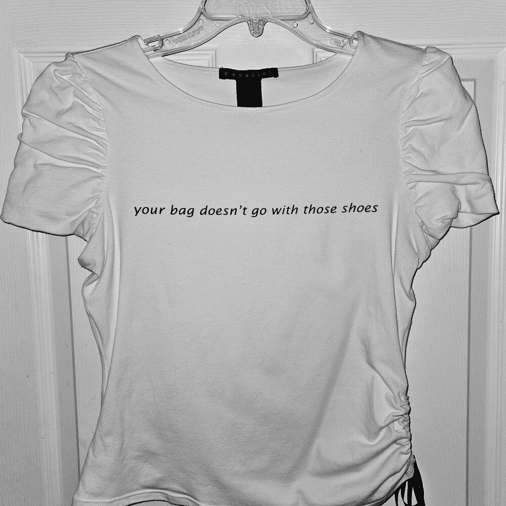 Designer Parallel vintage top, super cute!!! Size L
